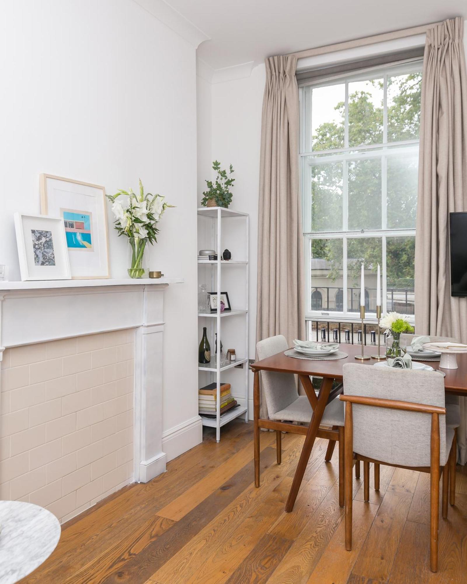 런던 Light Filled Studio With View Of Regents Park 아파트 외부 사진